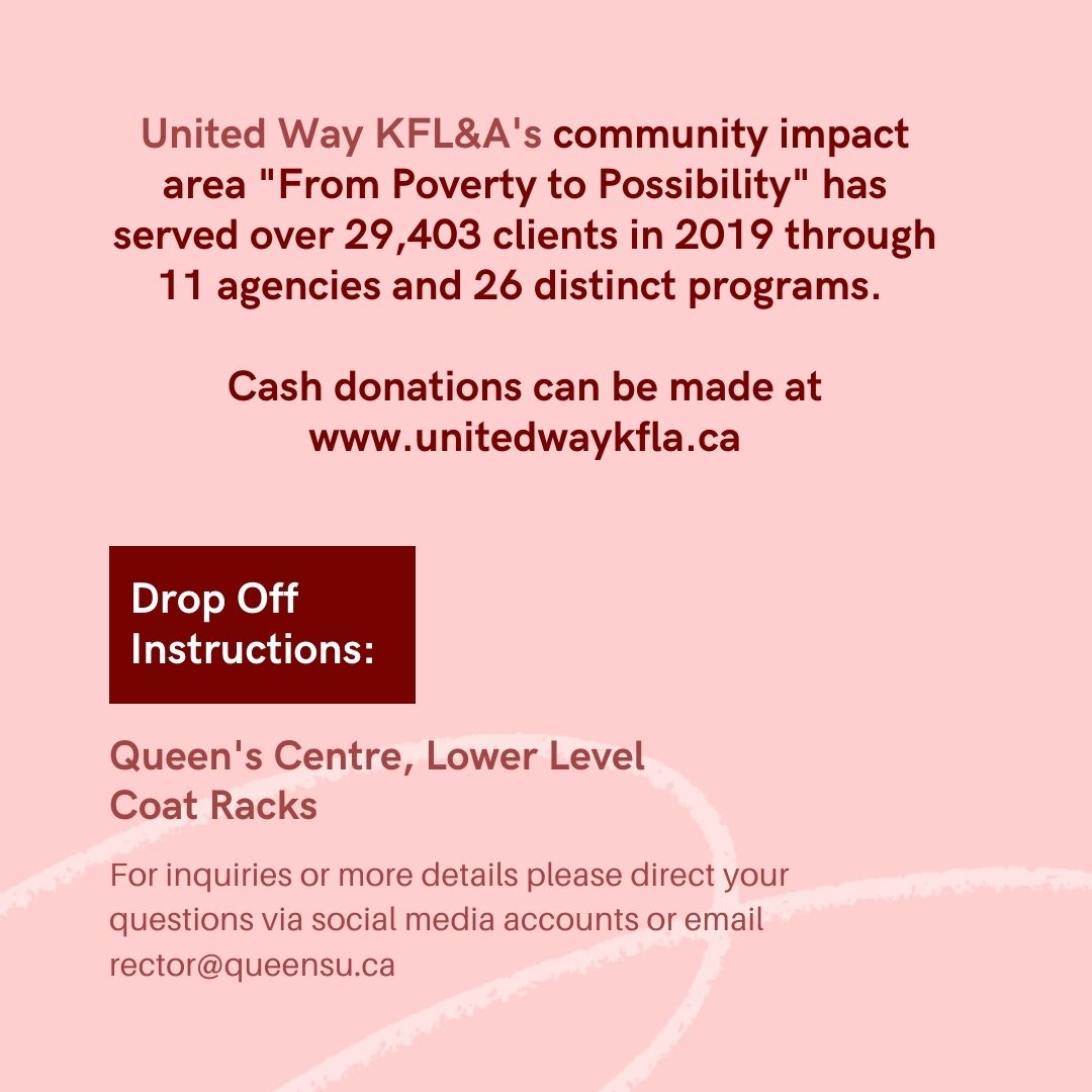 Used coat drive for United Way Queen's Gazette Queen's University